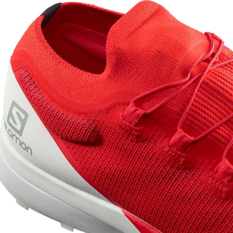 Salomon S/Lab Sense 8 Trailove Bezecke Tenisky Panske Červené Biele | SK 9MKUSP